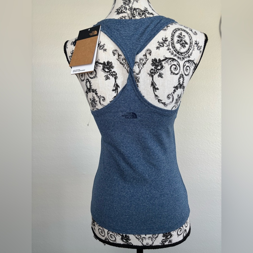 The North Face Women's Heather Blue Tank Top - Picture 4 of 6